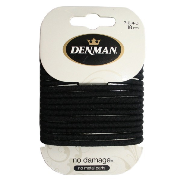 Denman 18 Pk 4mm Elastics Black L ND