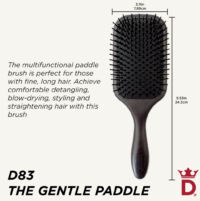 Denman Bürste Paddle D83, schwarz