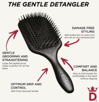 Denman Bürste Paddle D83, schwarz