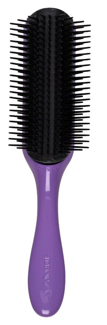 Denman Brush D4 African Violet 9 Row