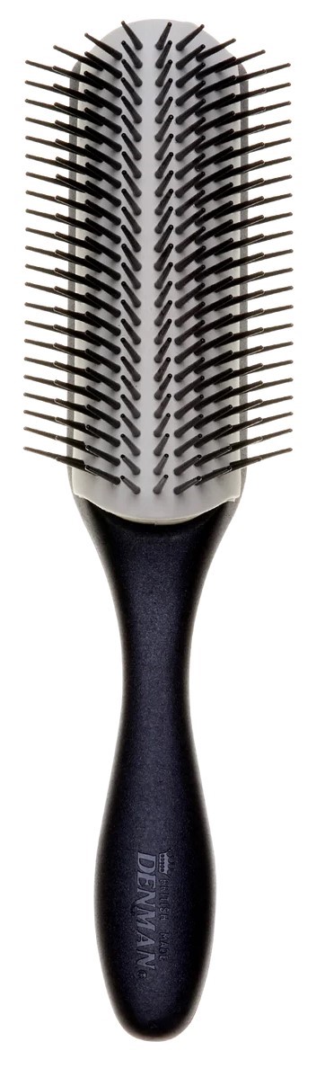 Denman Brush D4N Black & White 9 Row