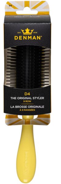 Denman Brush D4 Honolulu Yellow 9 Row