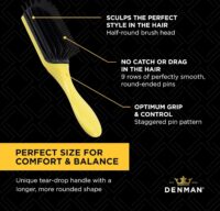 Denman Brush D4 Honolulu Yellow 9 Row