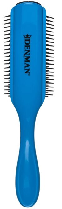 Denman Brush D4 Santorini Blue 9 Row