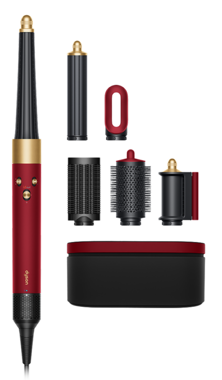 Dyson Airwrap i.d. Straight+Wavy Red Velvet & Gold
