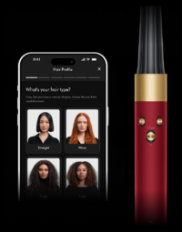 Dyson Airwrap i.d. Straight+Wavy Red Velvet & Gold