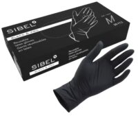 ProfiLine Latexhandschuhe schwarz, Gr. M  – 20 Stk