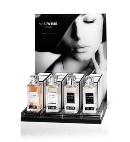 Marc Weiss Perfume Display leer