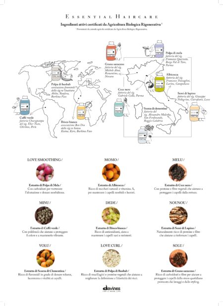 DAVINES DEHC ASSORTMENT MAP ES