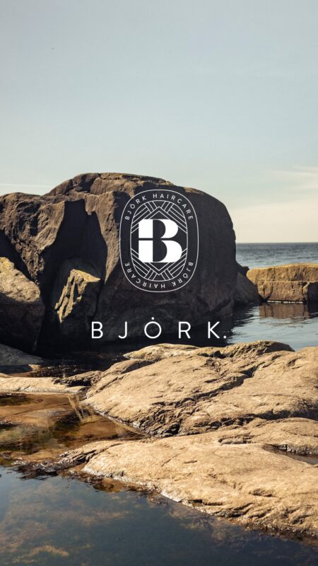 Björk Banner 70x120cm (natur Rock)