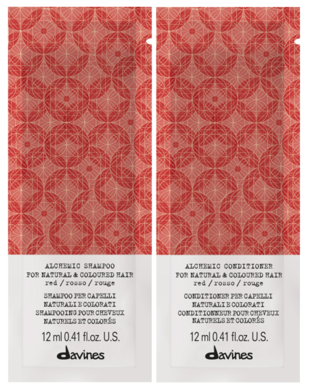DAVINES ALCHEMIC RED SH/COND SACHET 12X12ML