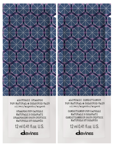 DAVINES ALCHEMIC SILVER SH/COND SACHET 12X12ML