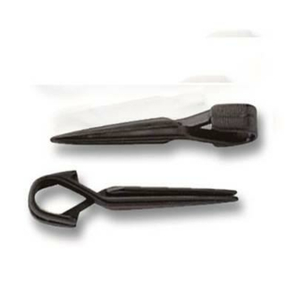 Haarclips Universal schw. metallfrei 6,5cm 25er